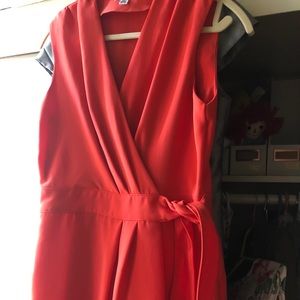 CK Faux Wrap Dress